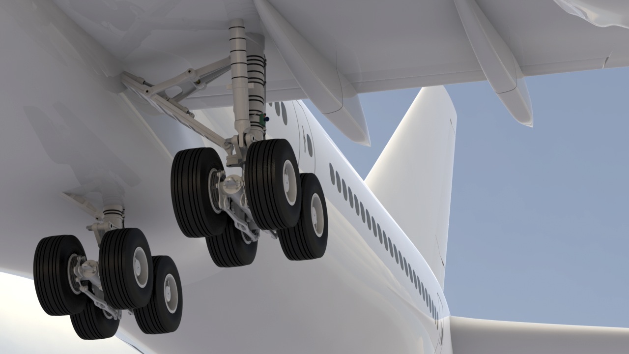 747 Front Landing Gear 747 Front Landing Gear